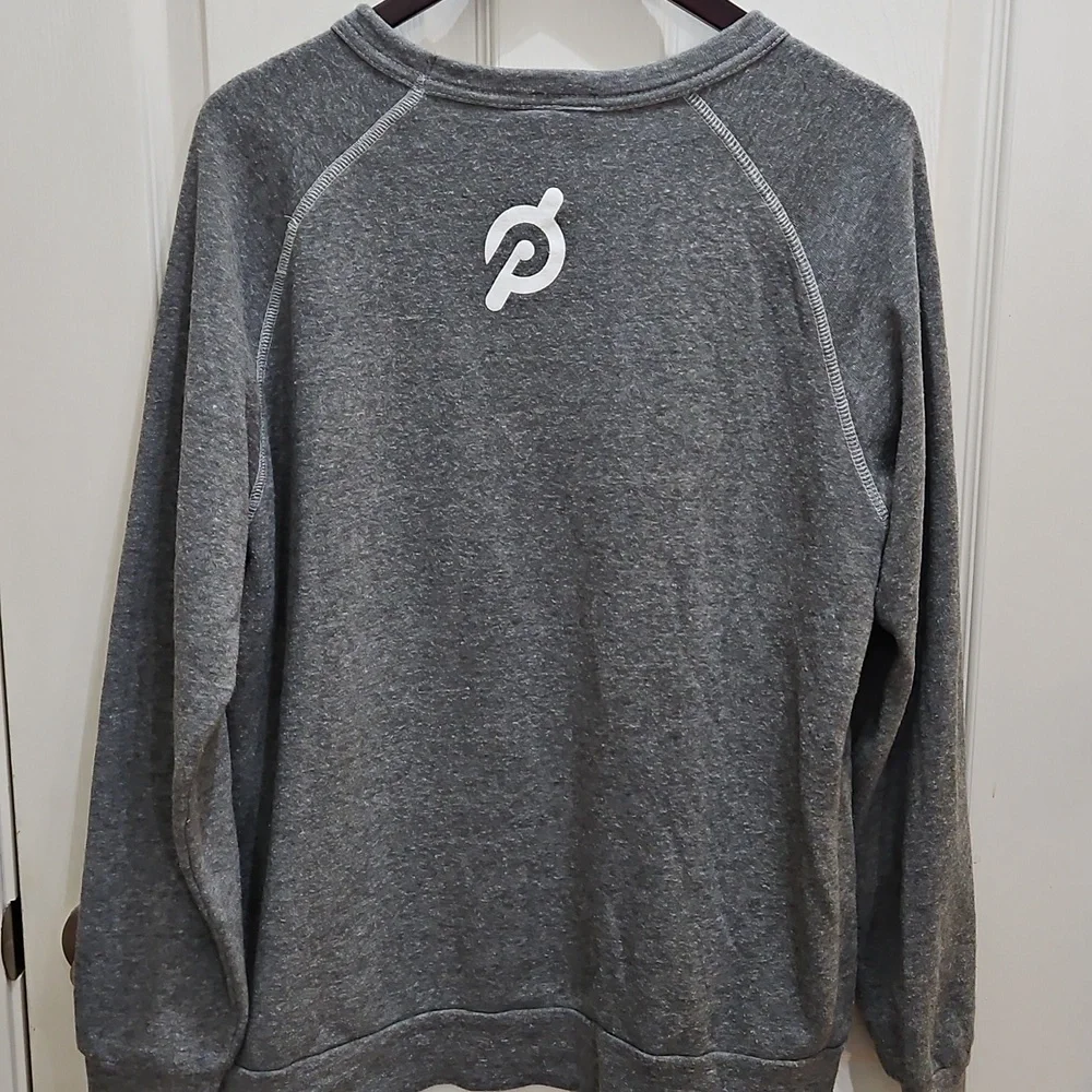 Peloton Gray Rigsby XOXO Cody Sweatshirt Womens Size XL